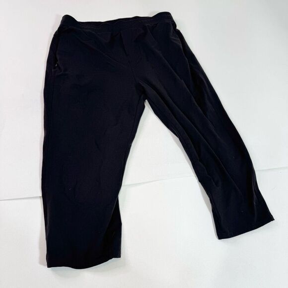 Public Rec Pants Mens 40x28 Black Pull On Elastic Waist Sweatpants Pockets - Picture 1 of 9